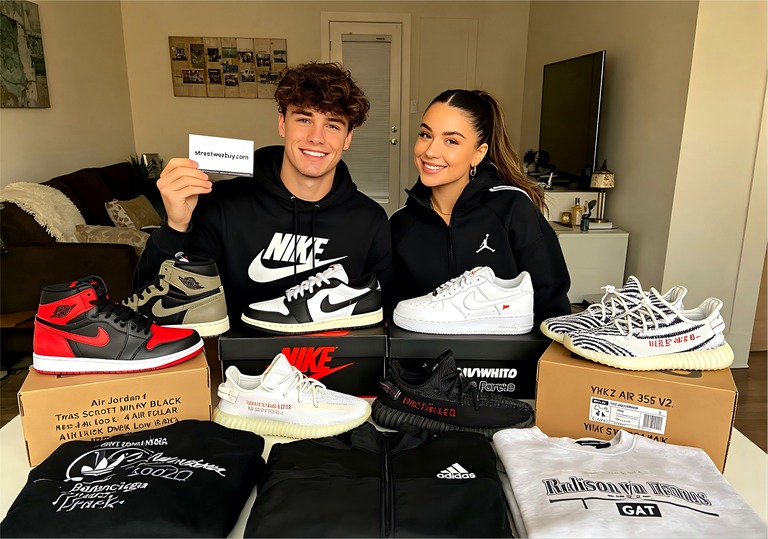 2026 rep haul with Yeezy 350s, Jordan 1s, AF1s and adidas streetwear ordered via CNFans and Kakobuy